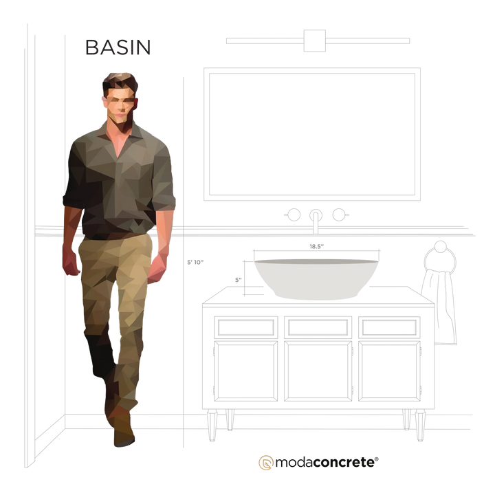 Basin Concrete Sink
