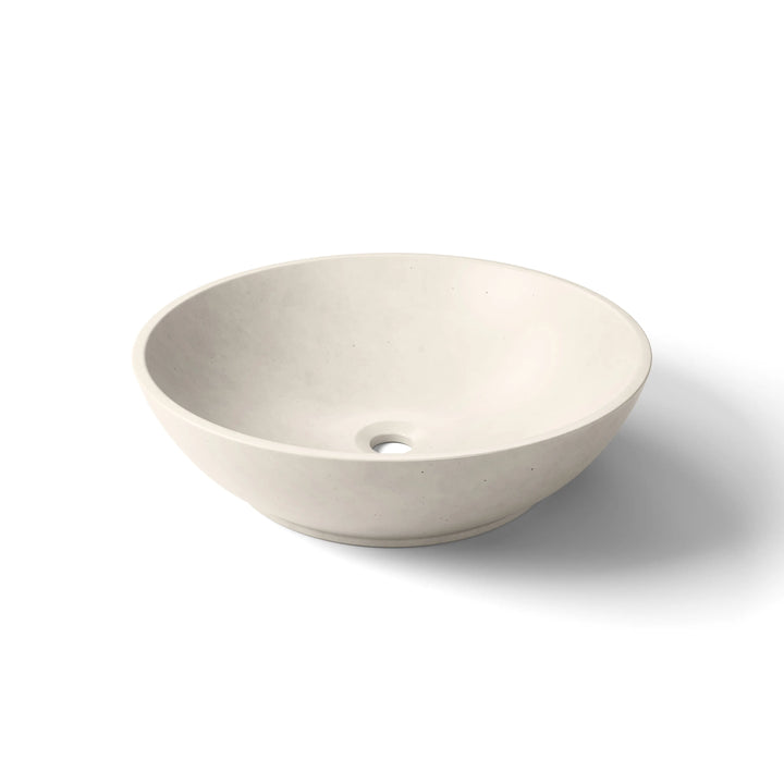 Basin Concrete Sink White