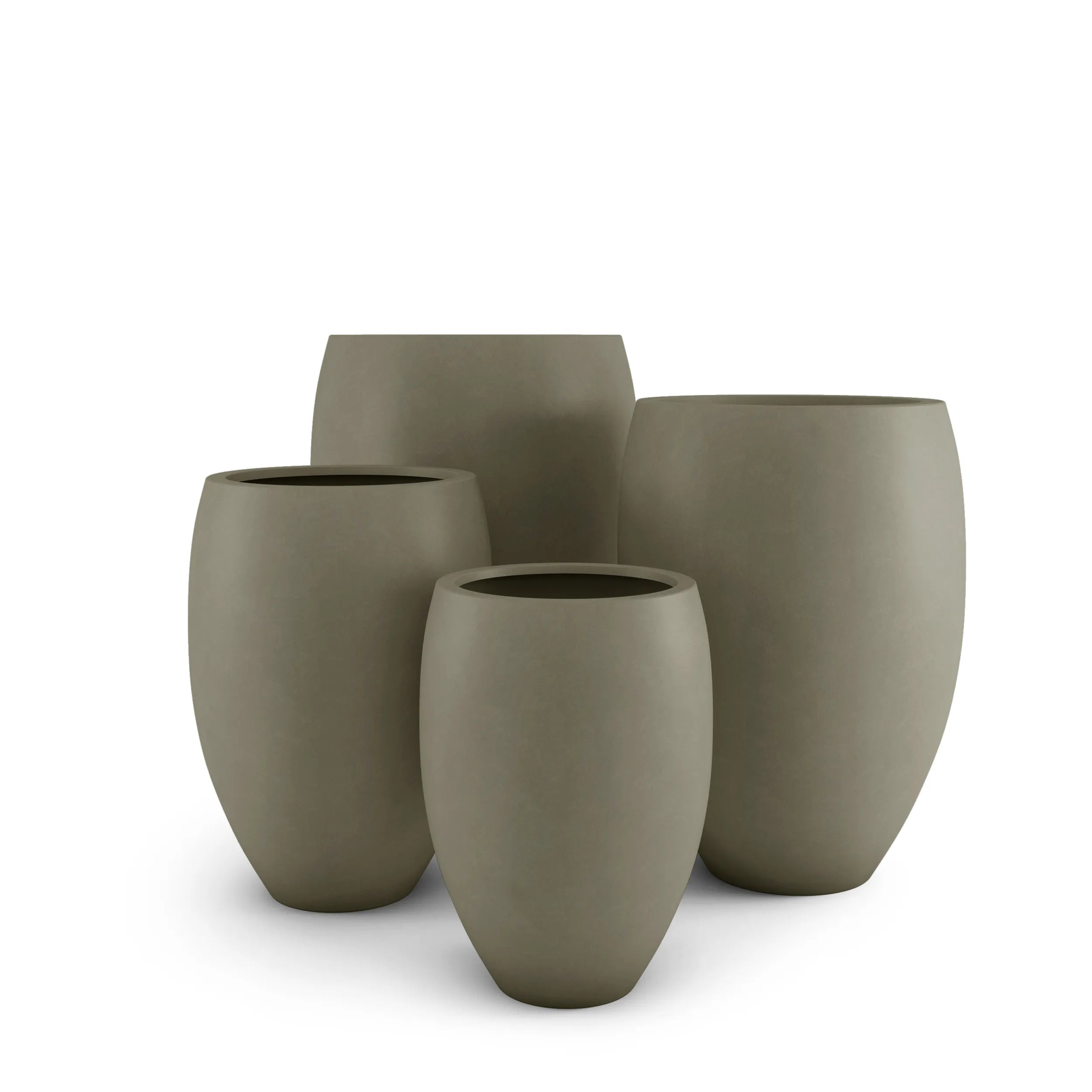 Brandy Large Planter Medium Planter 28" H x 22" W Smokey Blue
