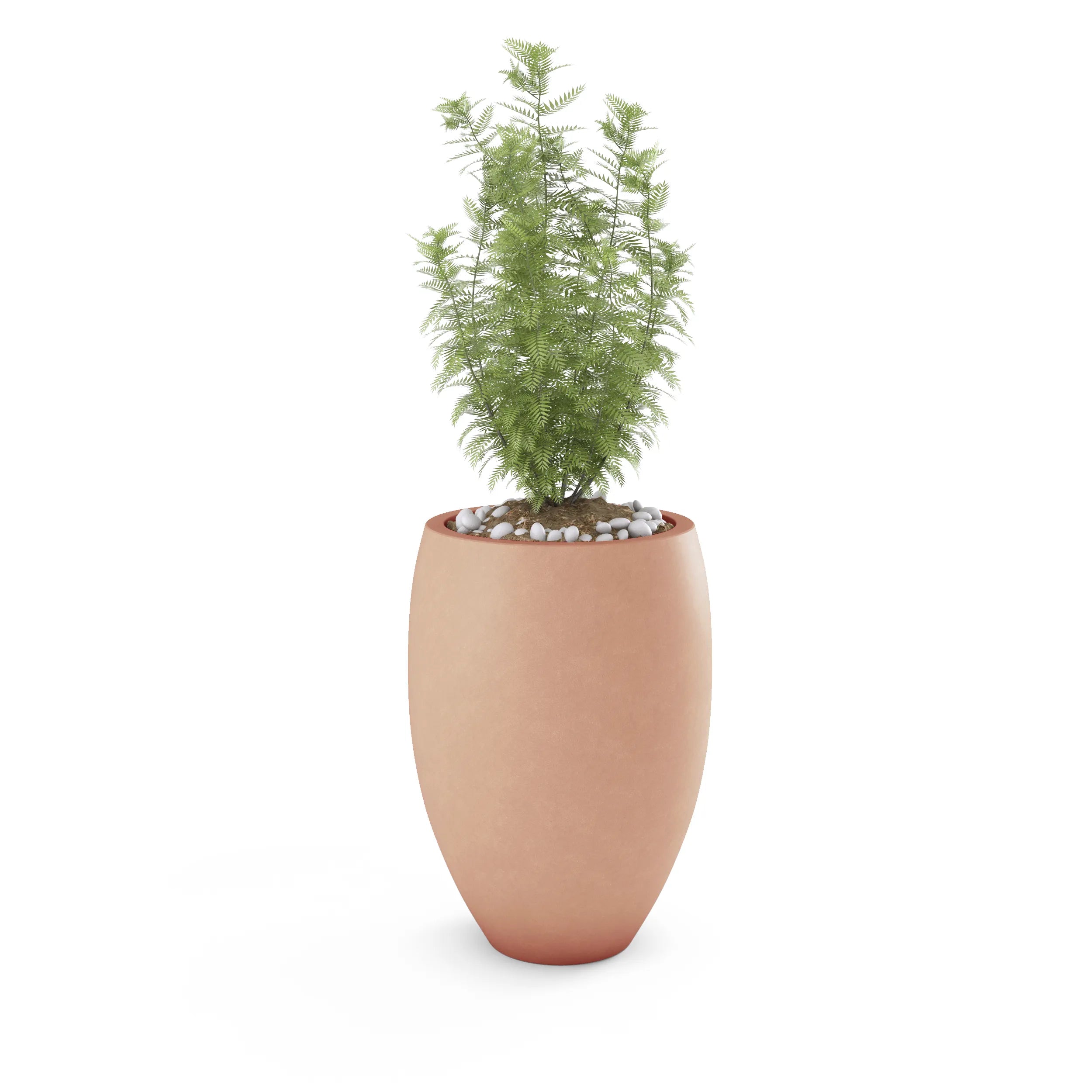 Brandy Large Planter Small Planter 23" H x 18" W Rose