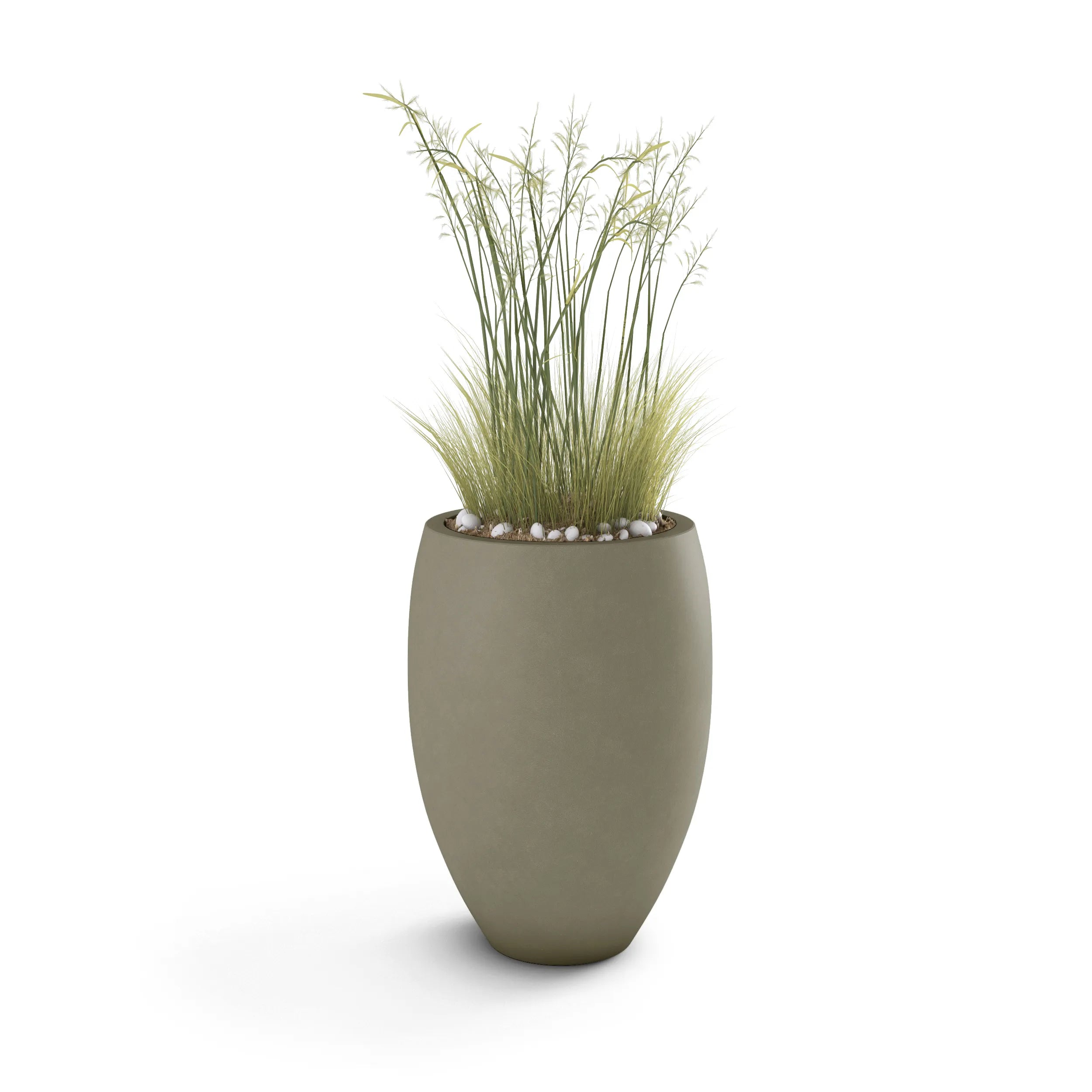 Brandy Large Planter Small Planter 23" H x 18" W Sage