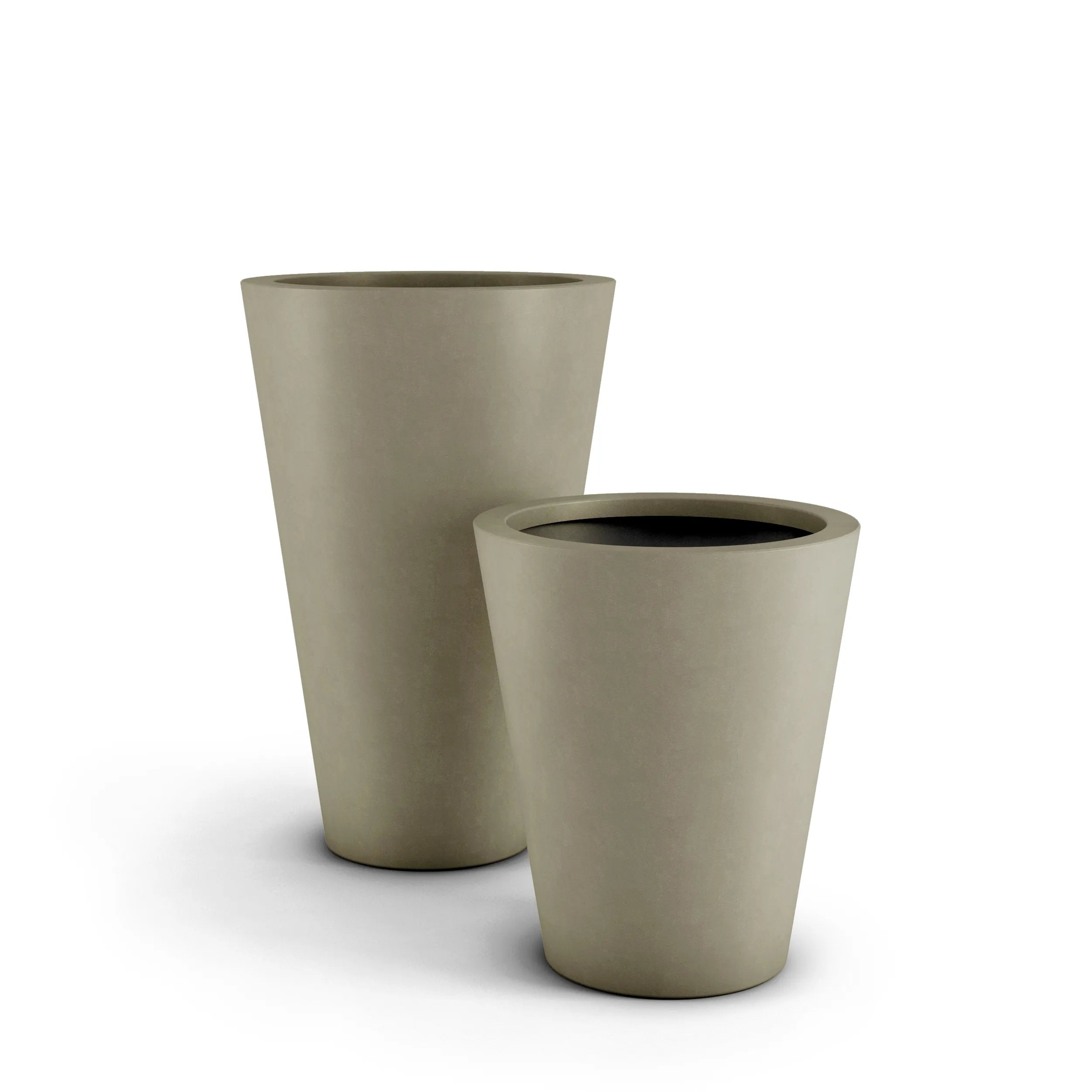 Cone Large Outdoor Planter Large Planter 36" H x 24" W Dover Blue