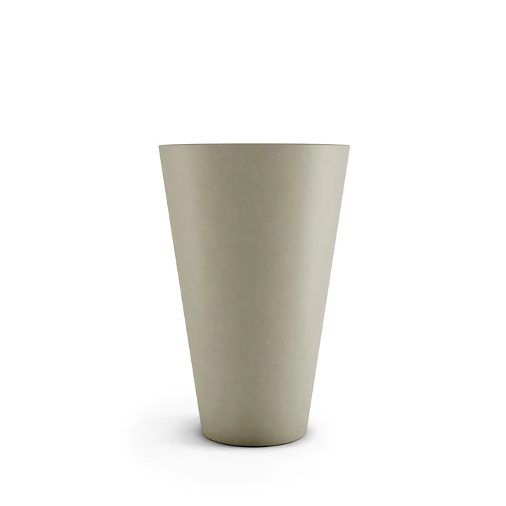 Cone Large Outdoor Planter Large Planter 36" H x 24" W Sand