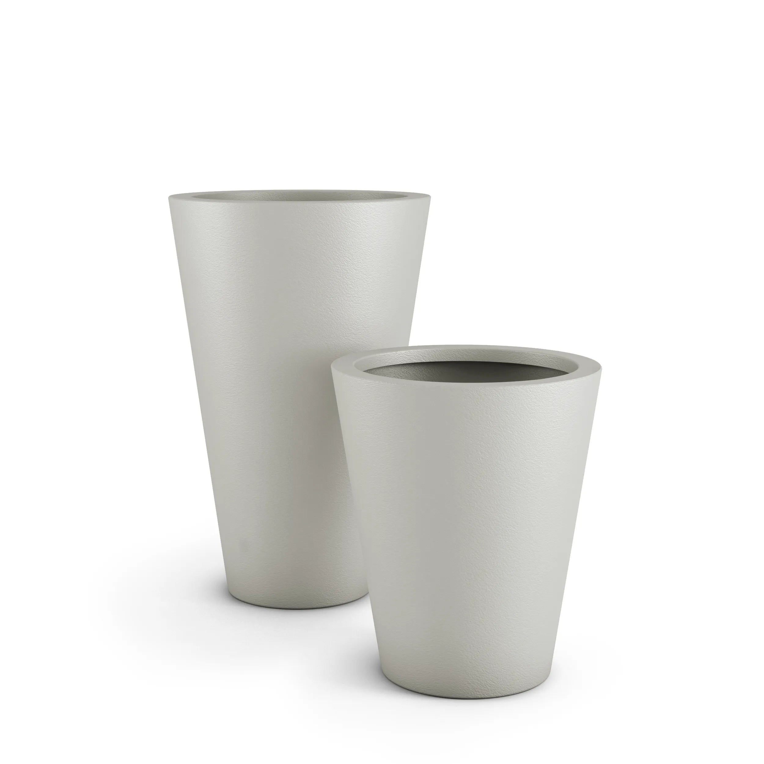 Cone Large Outdoor Planter Large Planter 36" H x 24" W Smokey Blue