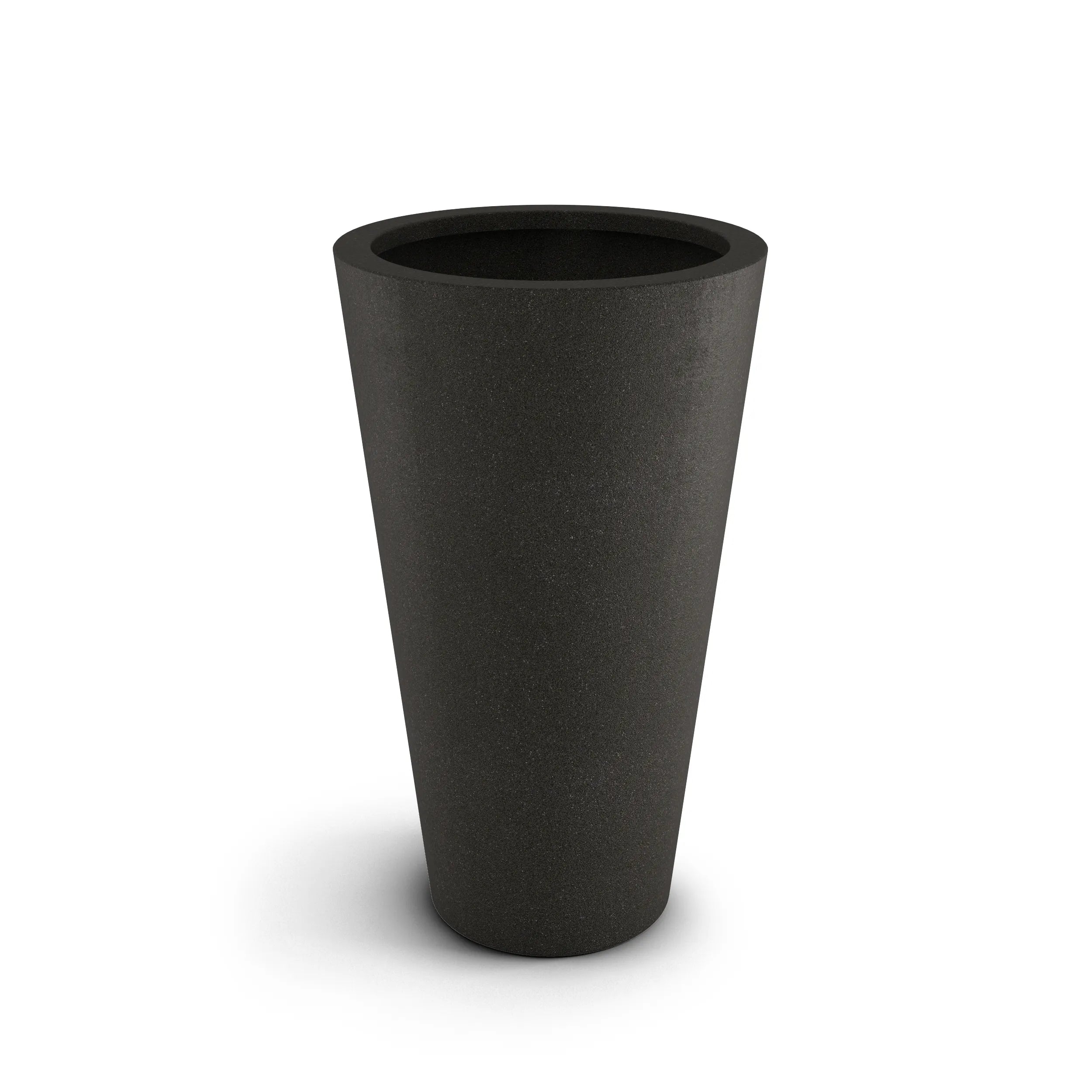 Cone Large Outdoor Planter Small Planter 24in H x 21in W Sand
