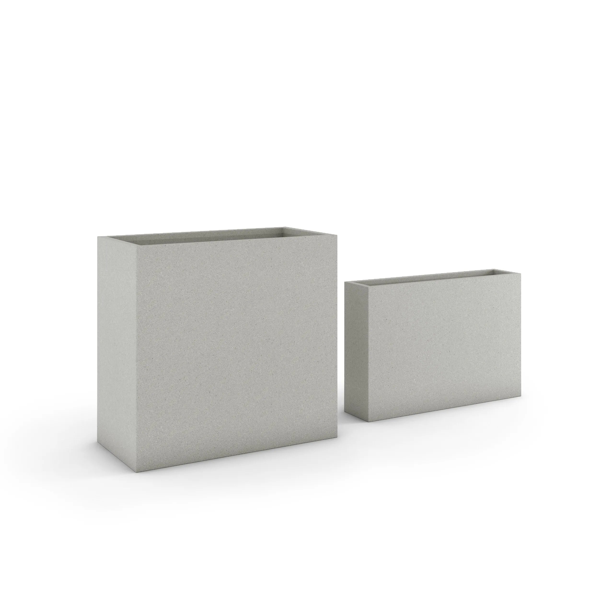 Linea Large Outdoor Planter Small 36" L x 24" H x 12" W Graphite