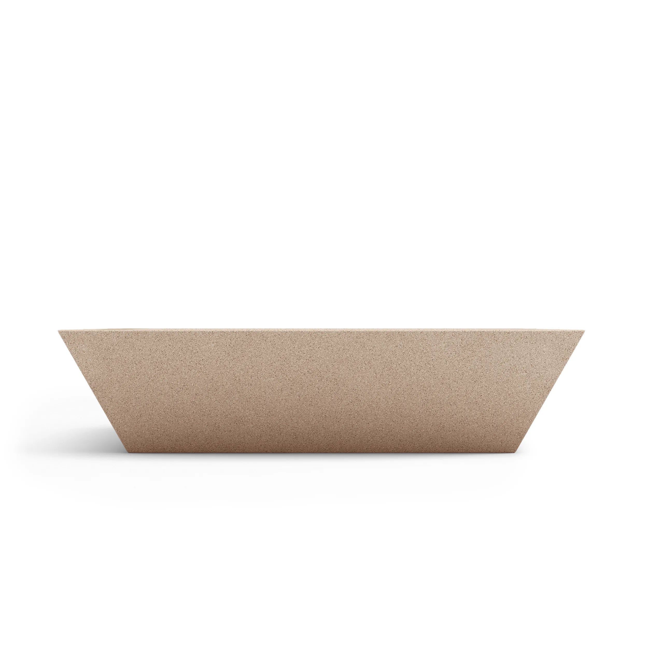 Newport Large Outdoor Shallow Planter Extra Large 36" x 8" Dover Blue