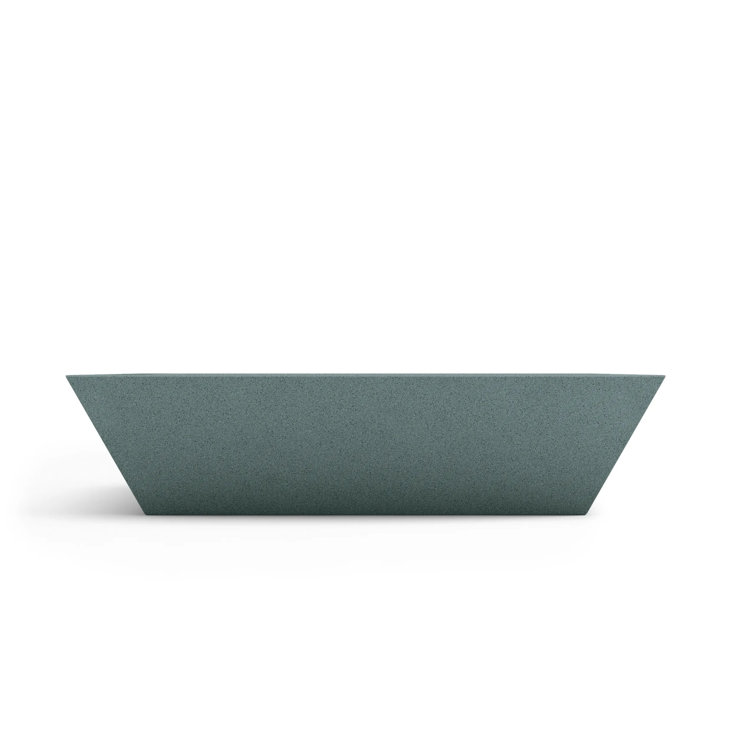 Newport Large Outdoor Shallow Planter Extra Large 36" x 8" Rose