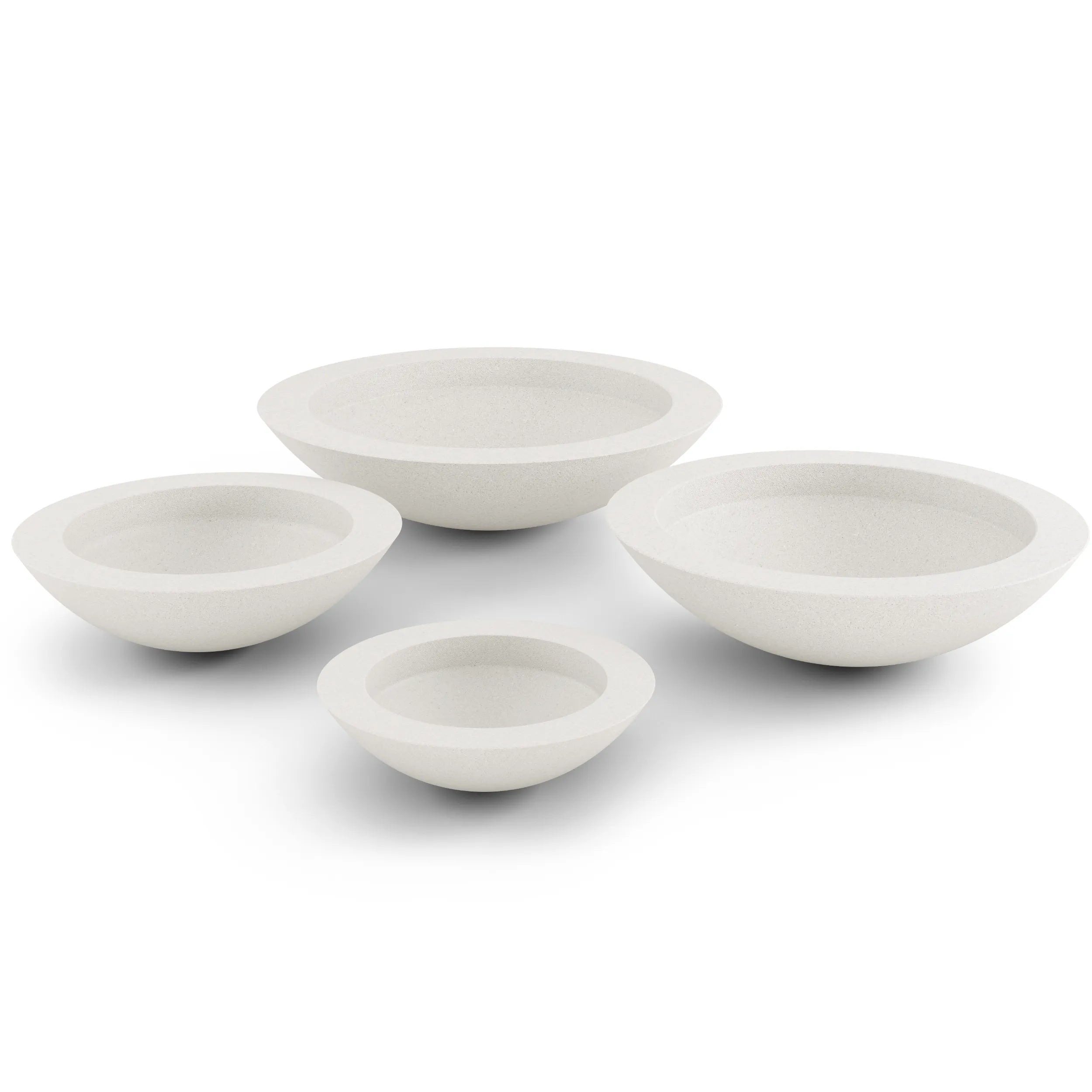 Oceanside Outdoor Shallow Planter Large French Grey