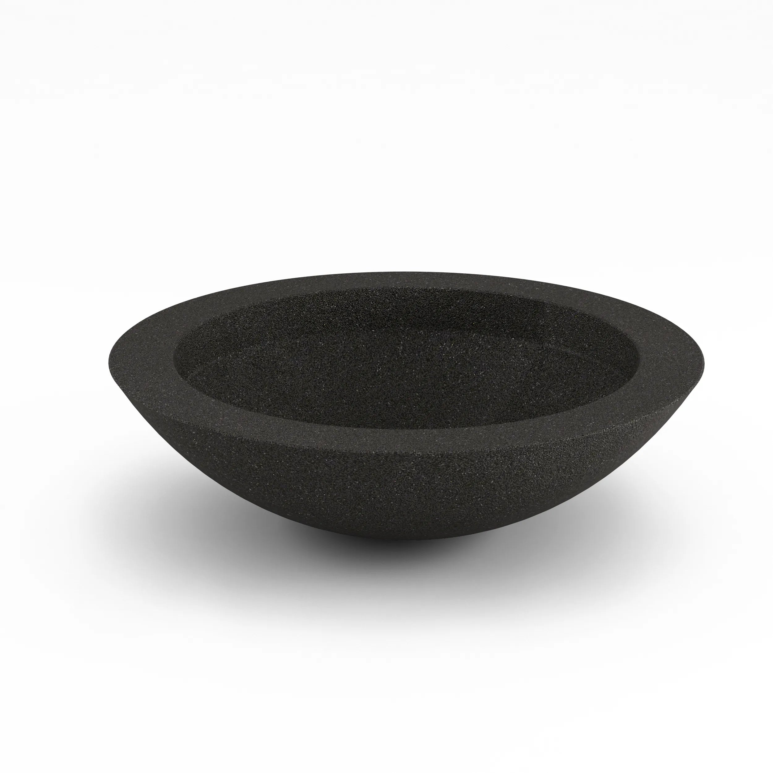 Oceanside Outdoor Shallow Planter Small Graphite
