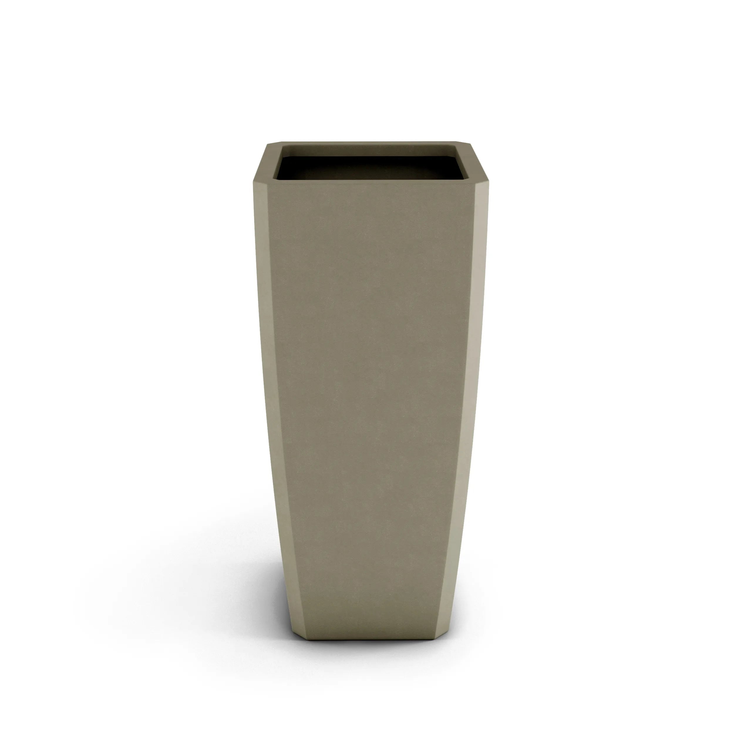 Quartet Large Planter Medium Planter 36" H x 18" W Graphite