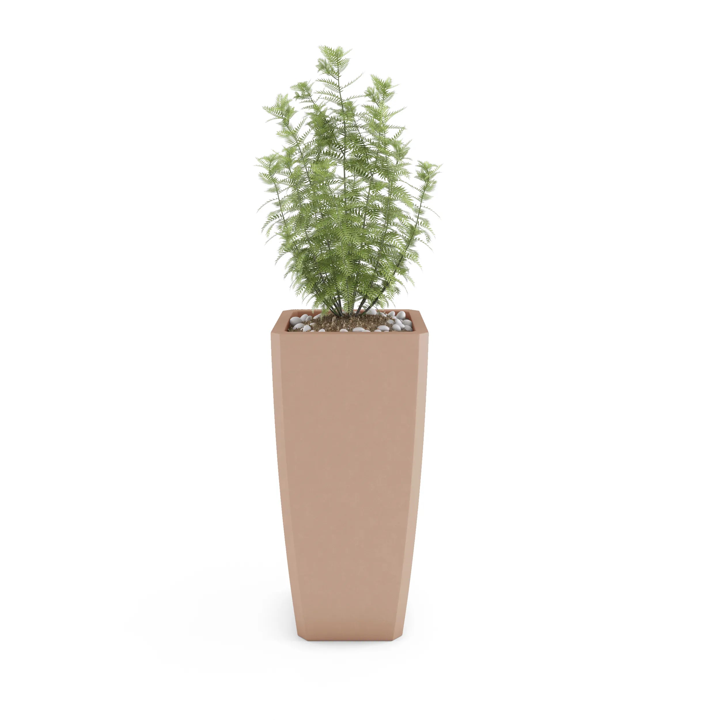 Quartet Large Planter Small Planter 27" H x 18" W Rose
