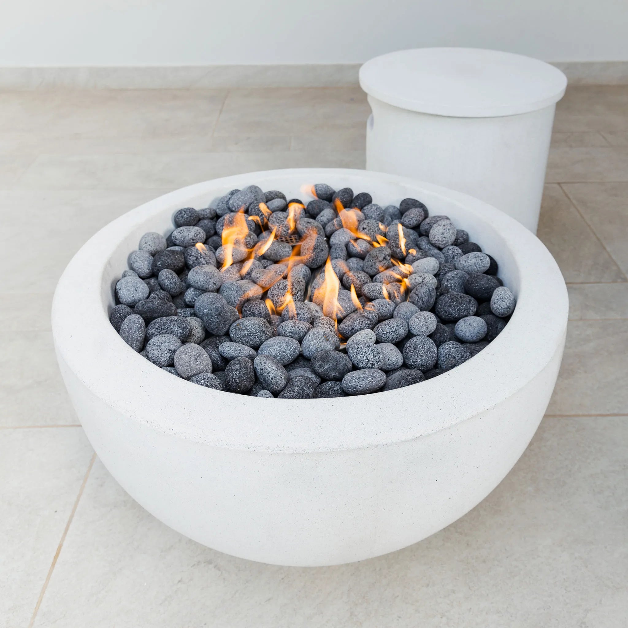 Architectural Precast Concrete Propane Fire Pit Round Fire Pit Only