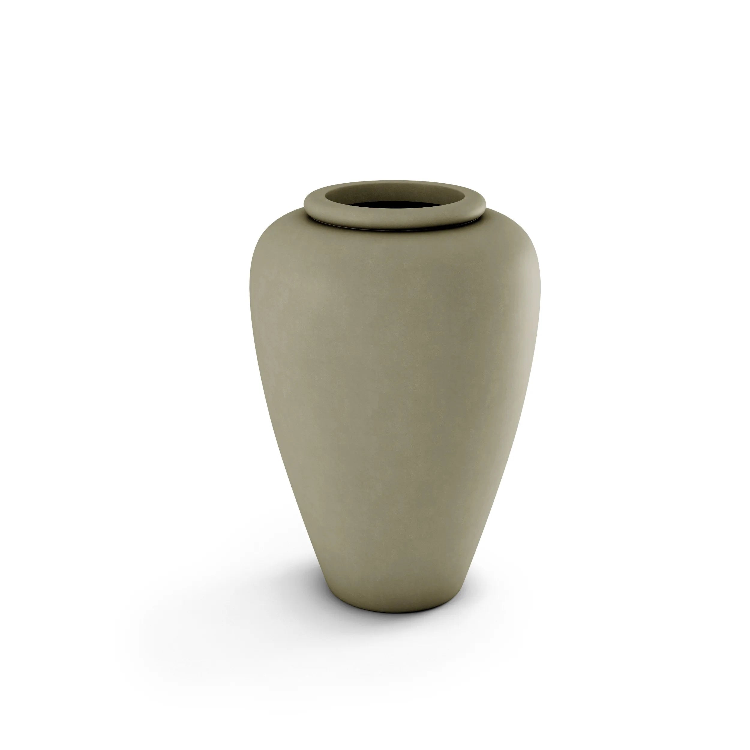 Staccato Large Planter Large Planter 35" H x 27" W Smokey Blue
