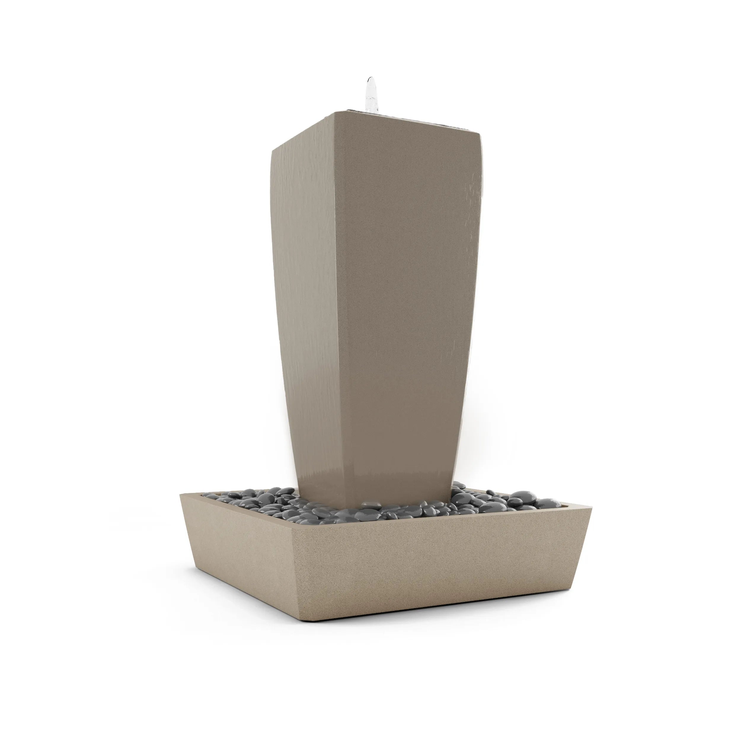 Vasa 52in StoneCast Fountain Set Sand