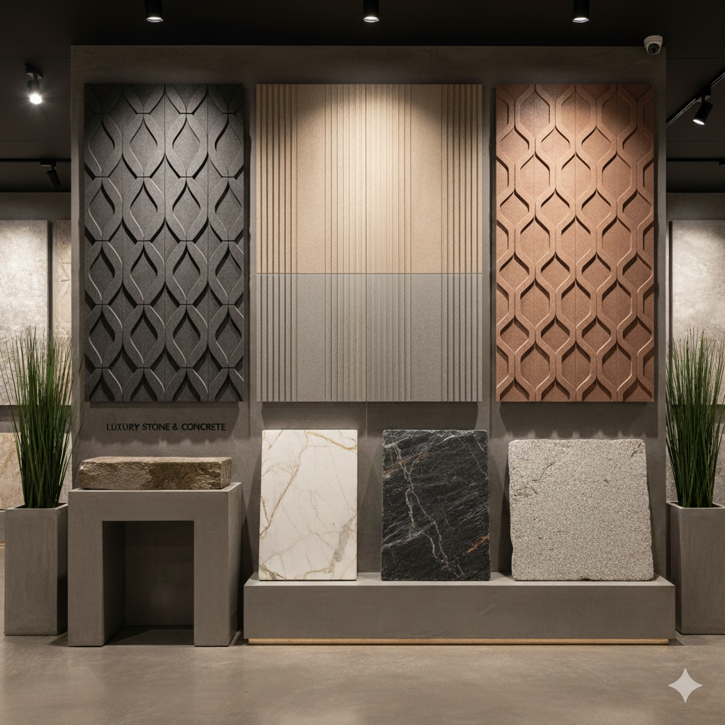 What Edge Do Moda Tiles Concrete 3D Tiles Hold Over Mosaic in Visual Impact?