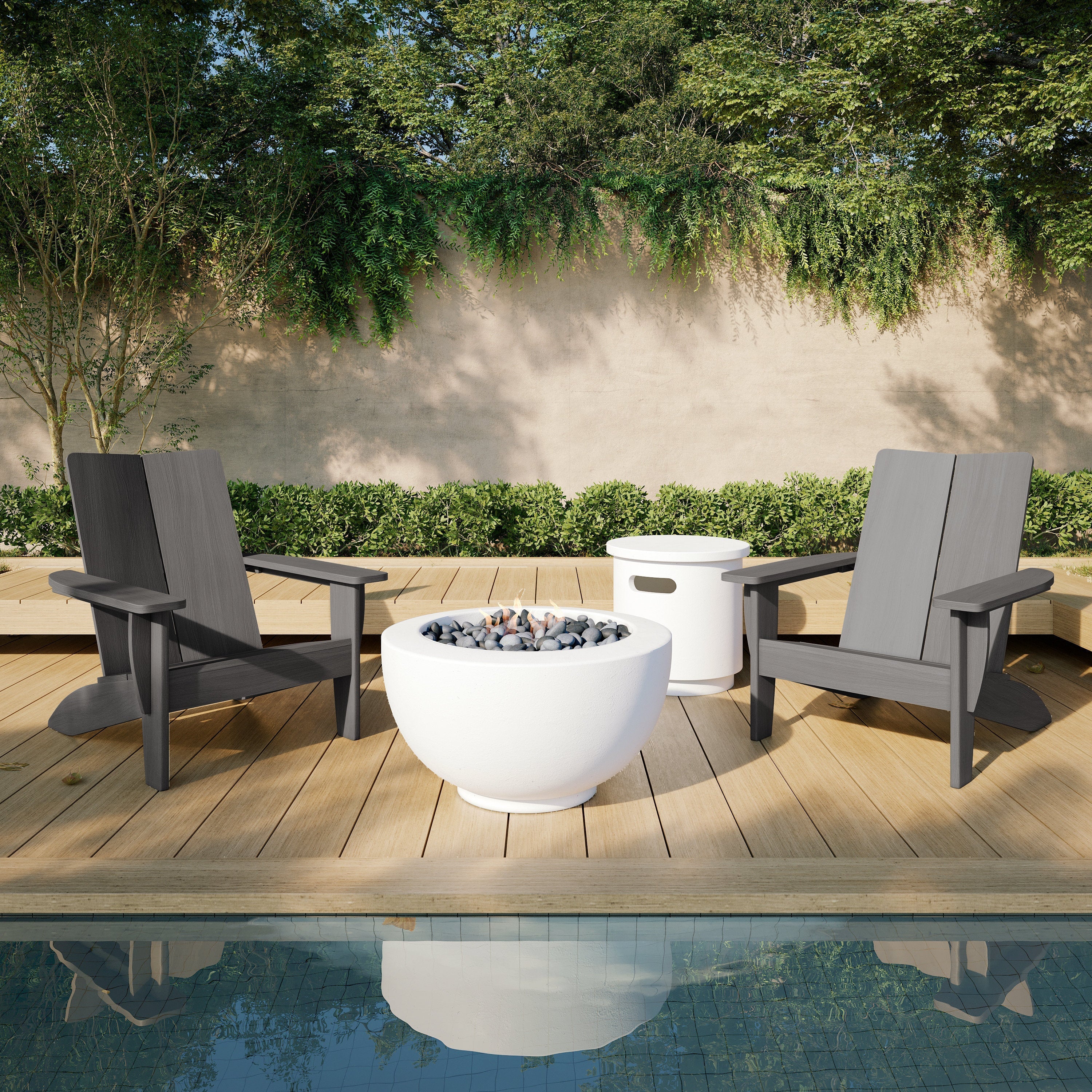 What Accessories Enhance ModaConcrete Fire Pits for Year-Round Use?