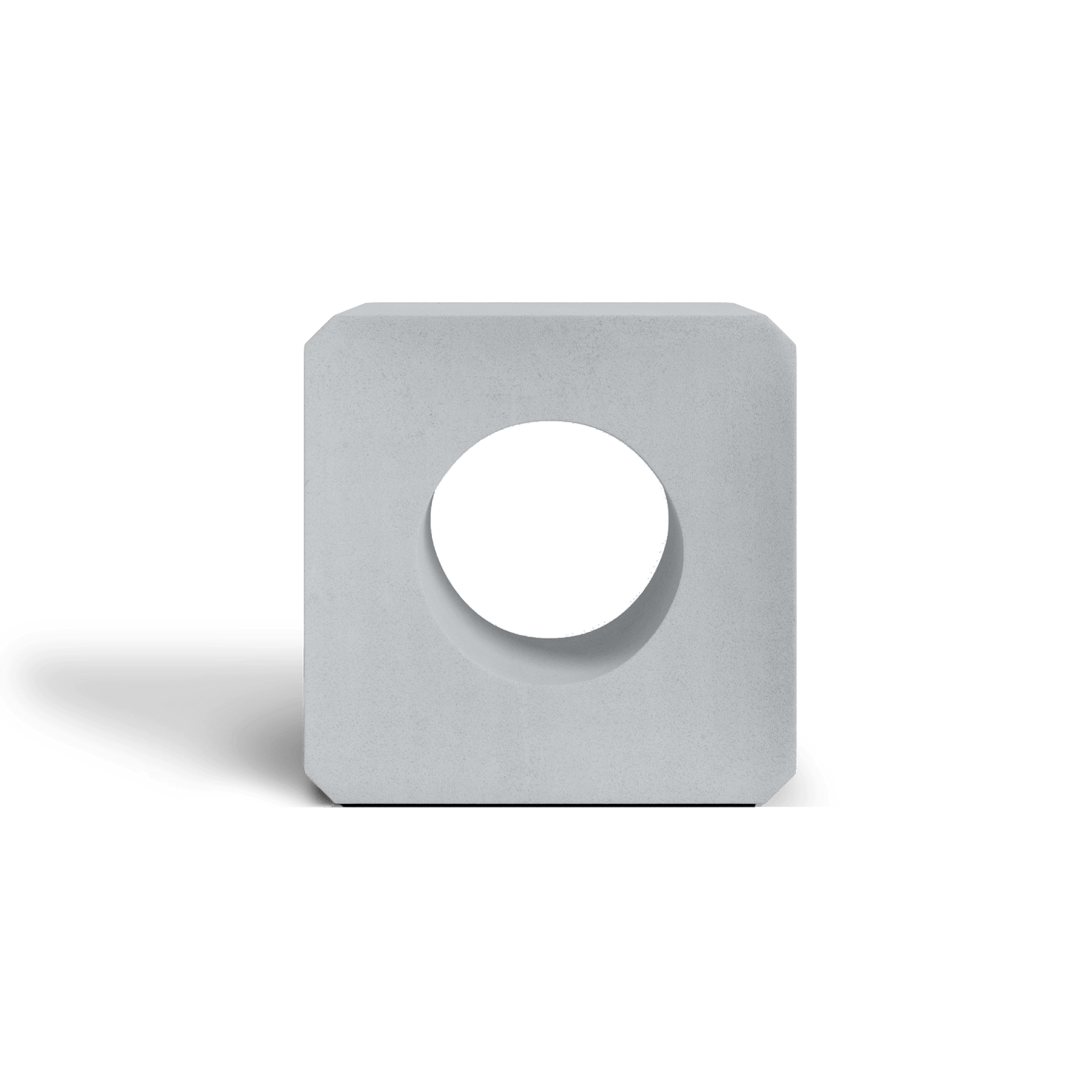 KUBE concrete breeze block in Gray — hyper-pressed architectural screen block by ModaConcrete