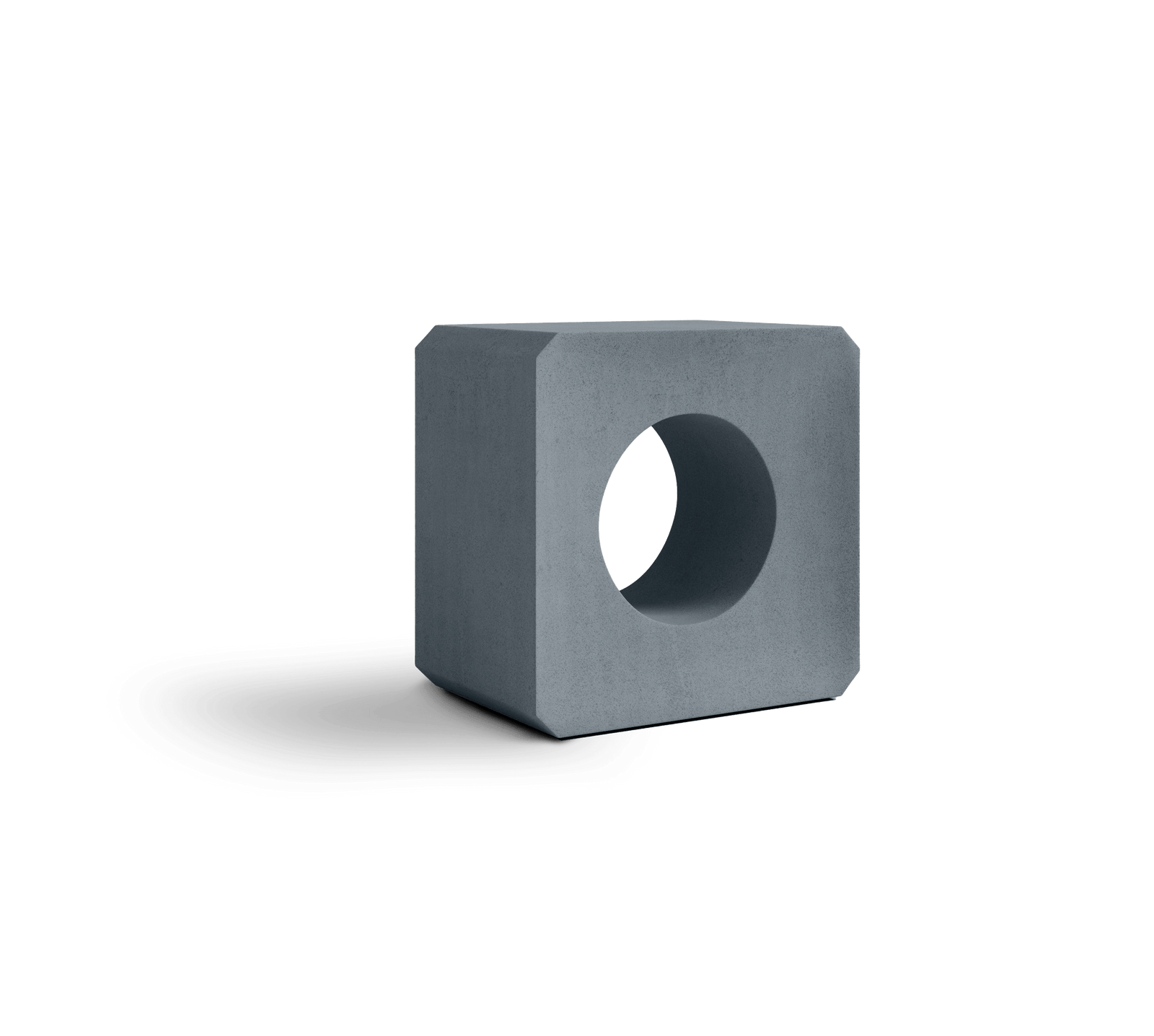 KUBE concrete breeze block in Graphite — hyper-pressed architectural screen block by ModaConcrete, view 2