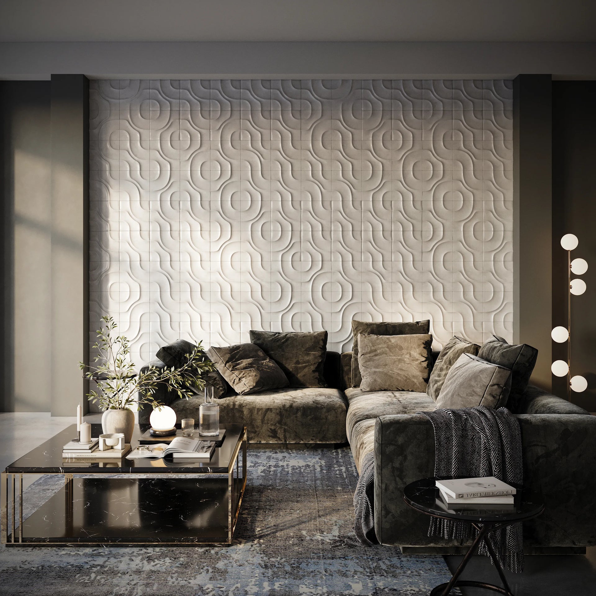 ARTEMIS Concrete Wall Tile Graphite