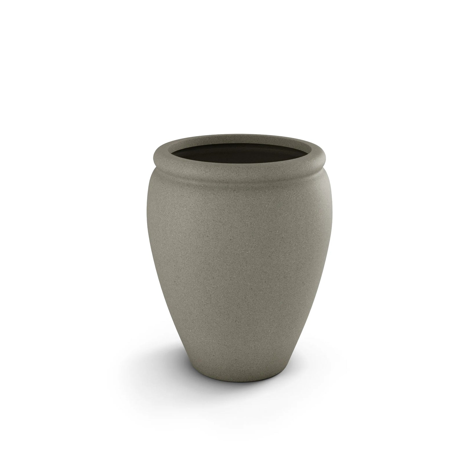 Bambino GFRC concrete planter in French Grey — round modern outdoor planter by ModaConcrete, view 4