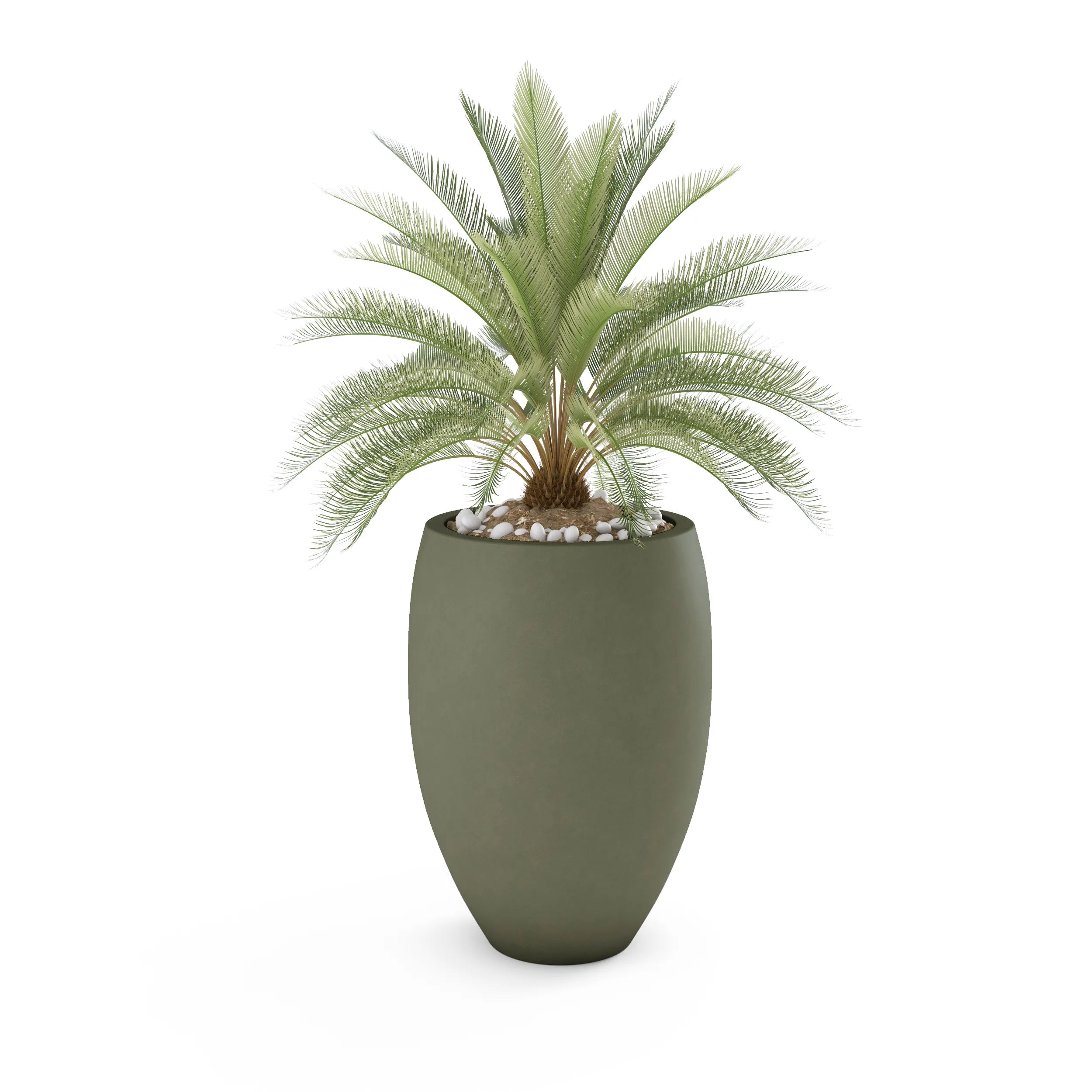 Brandy Large Planter Small Planter 23" H x 18" W French Grey