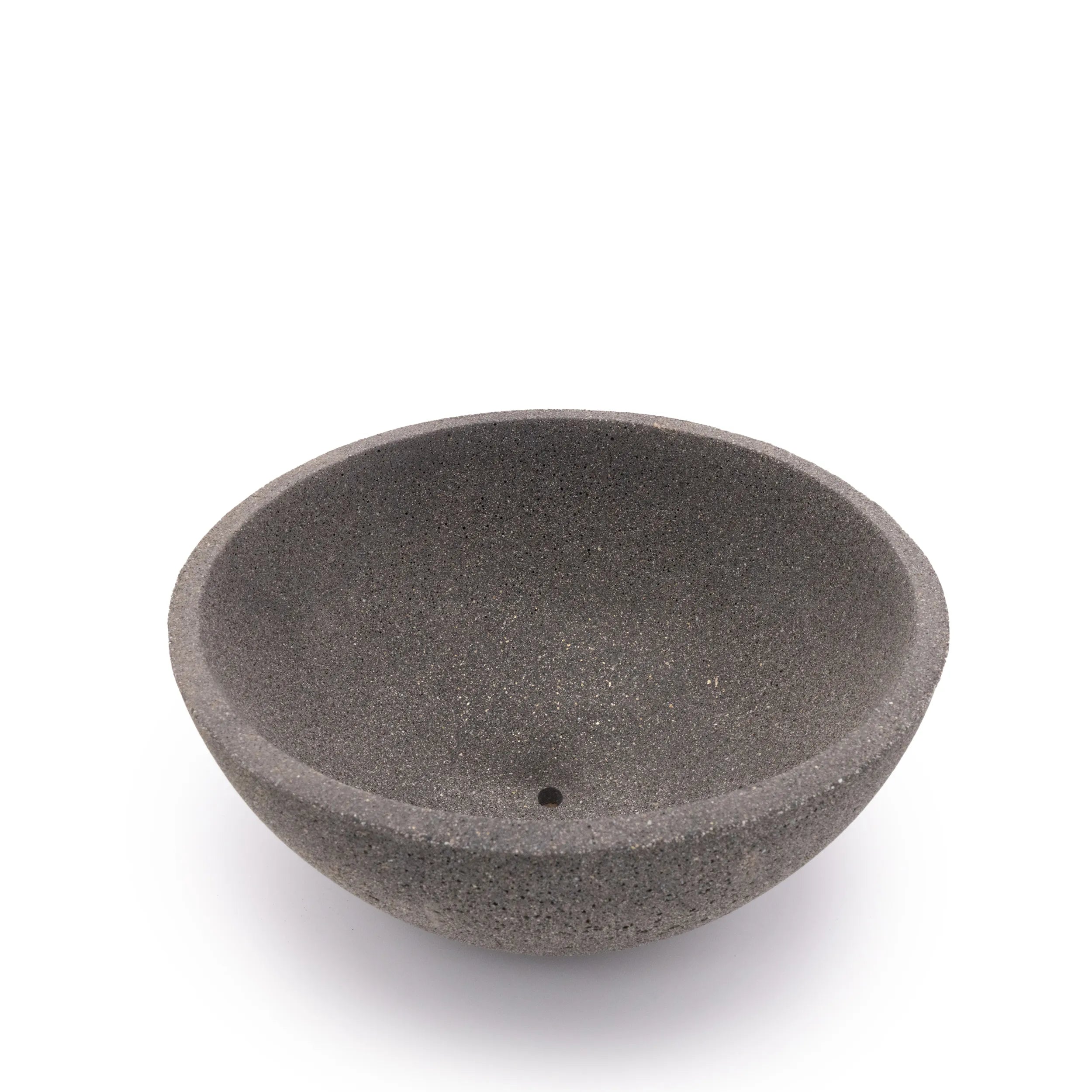 Concrete Basin Tabletop Planter Graphite