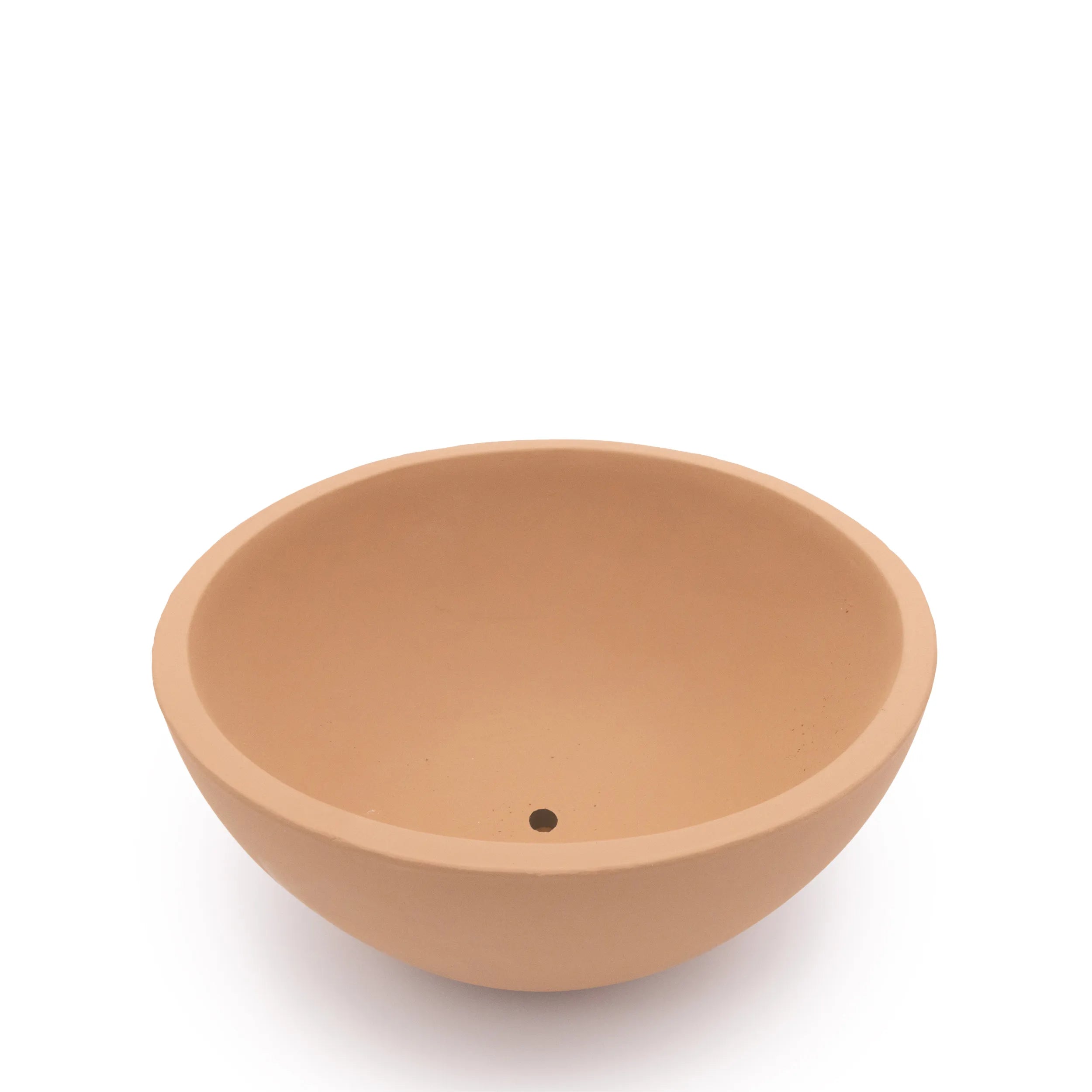 Concrete Basin Tabletop Planter Rose