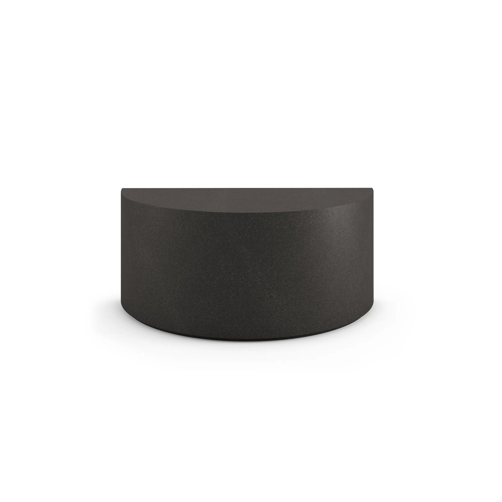 Concrete Coffee Table - 54" Half Circle Graphite