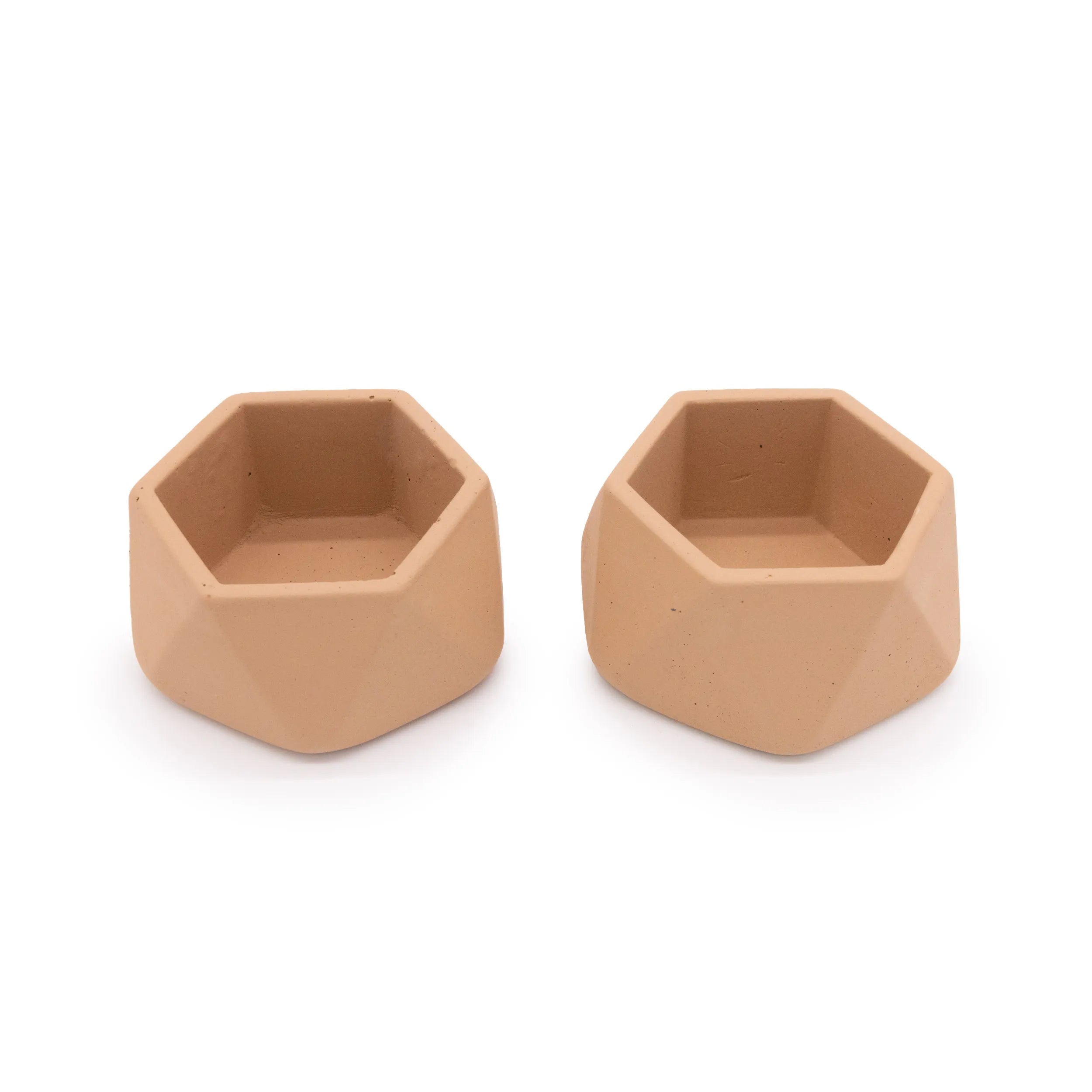 Concrete Mini Genna Tabletop Planters (Set of 2)