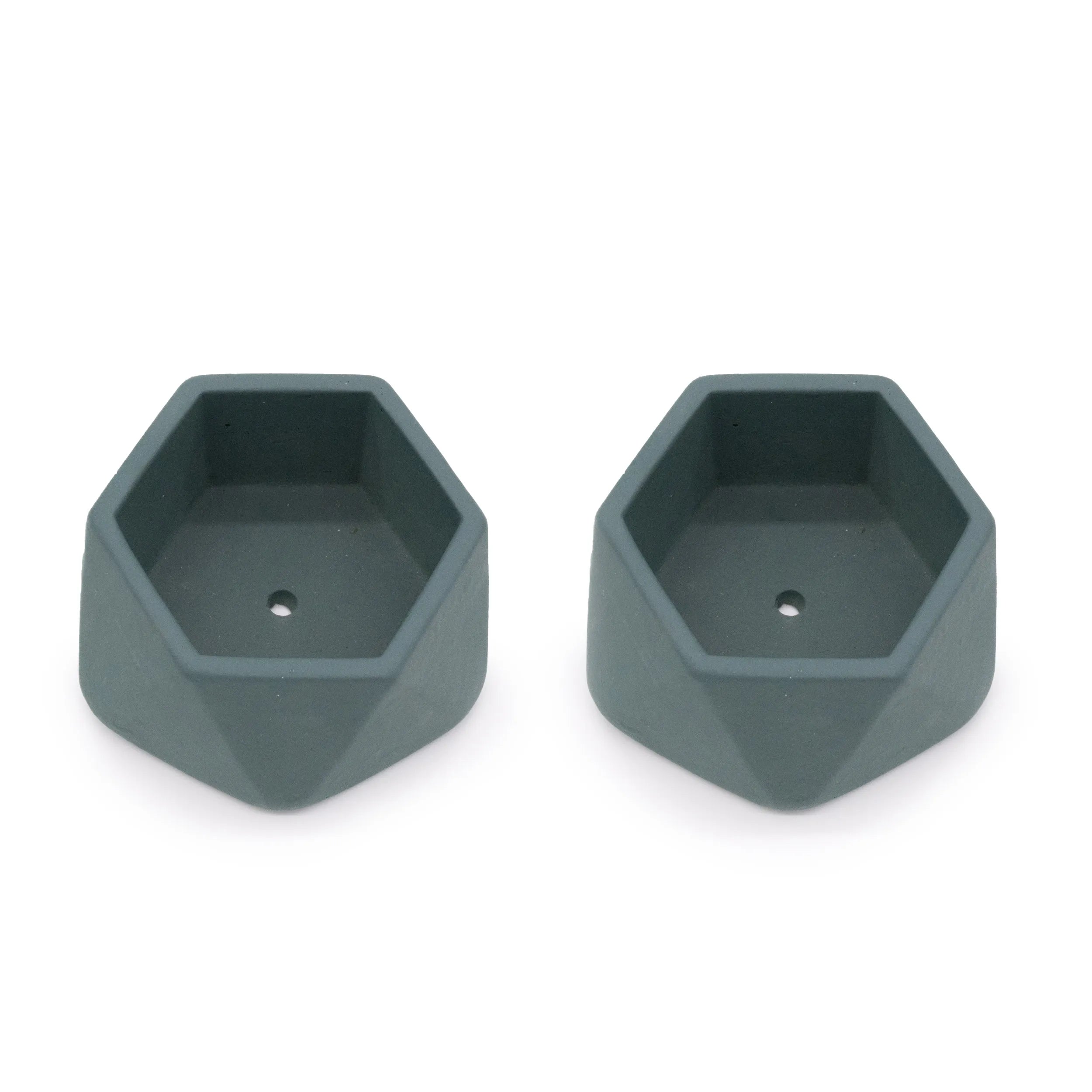 Concrete Mini Genna Tabletop Planters (Set of 2)