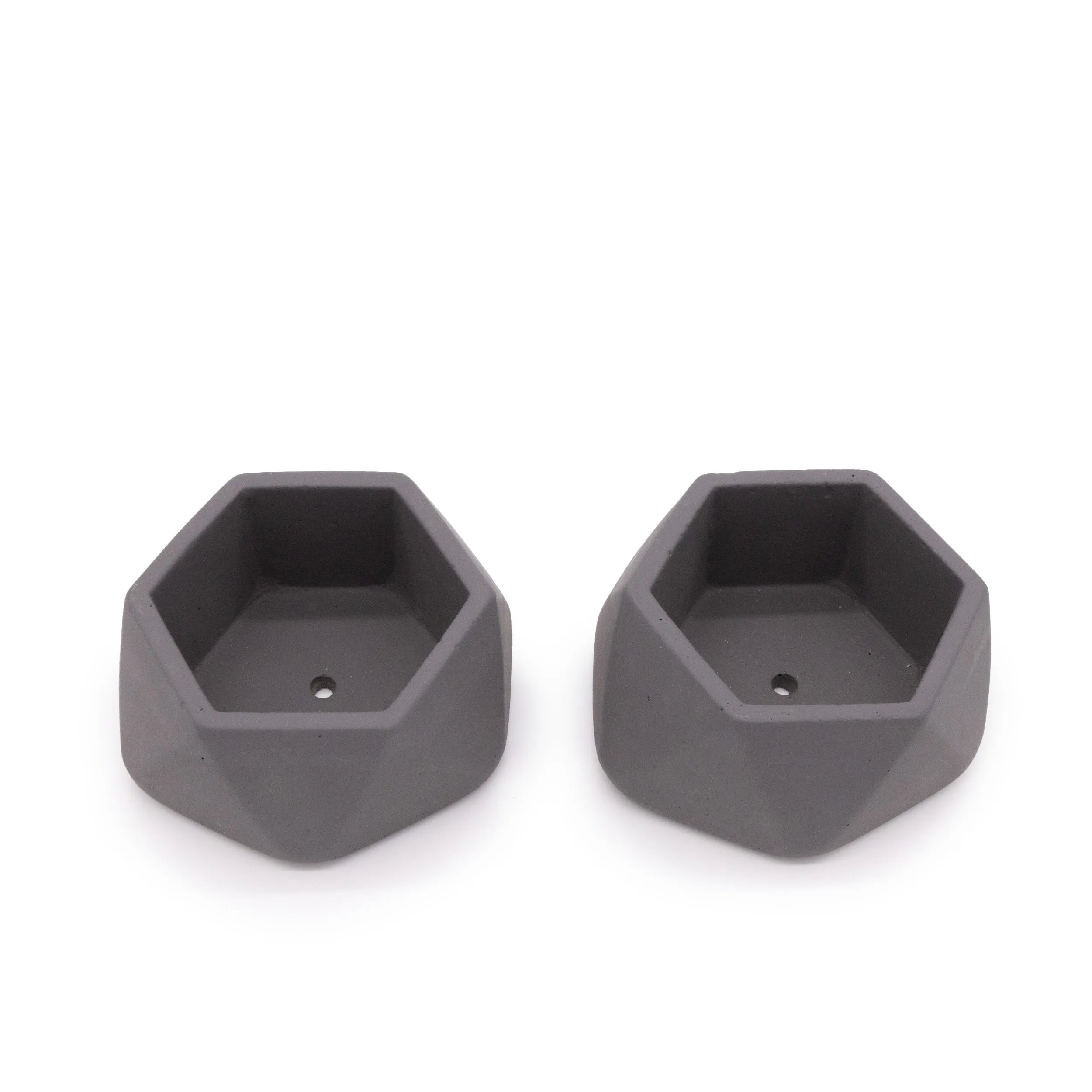 Concrete Mini Genna Tabletop Planters (Set of 2)