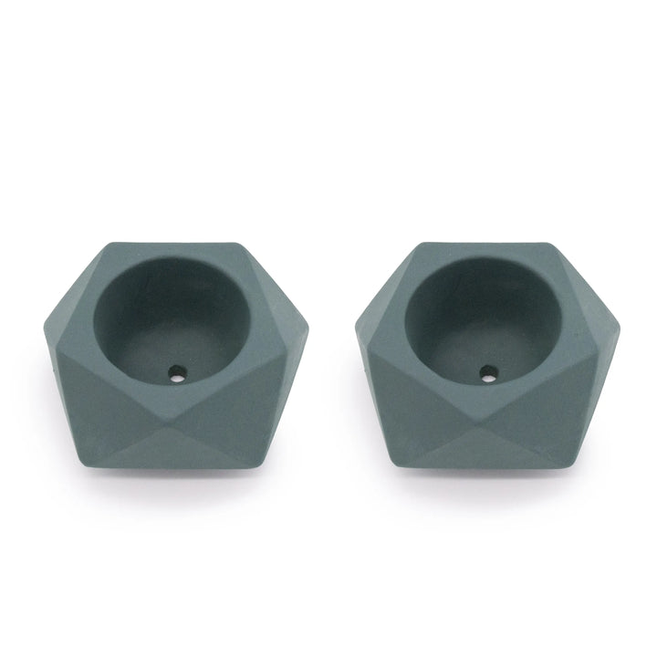 Concrete Mini Tilt Tabletop Planters (Set of 2)