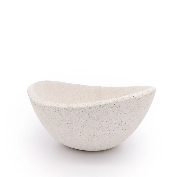 Concrete Wave Tabletop Planter Smokey Blue