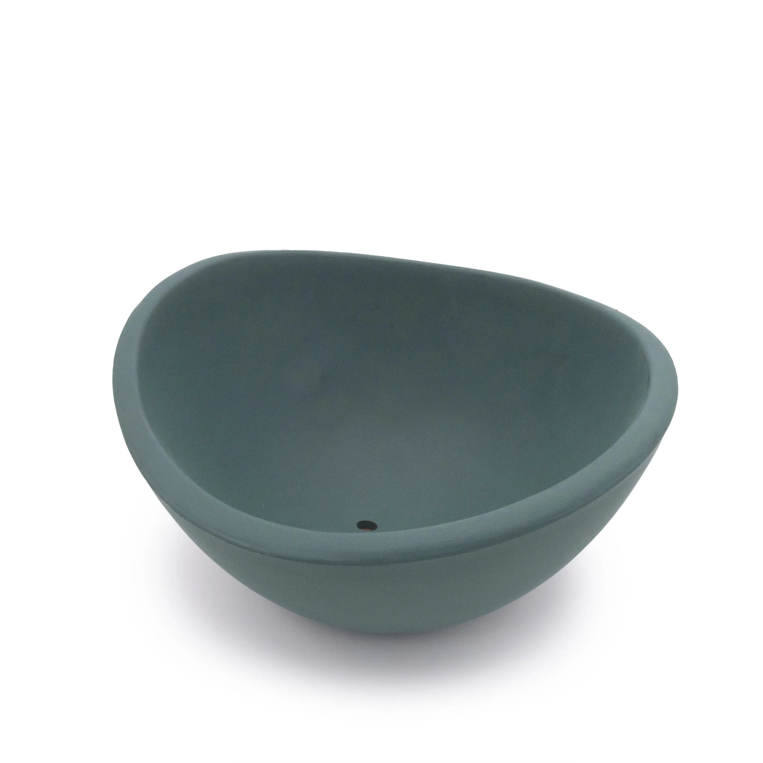 Concrete Wave Tabletop Planter