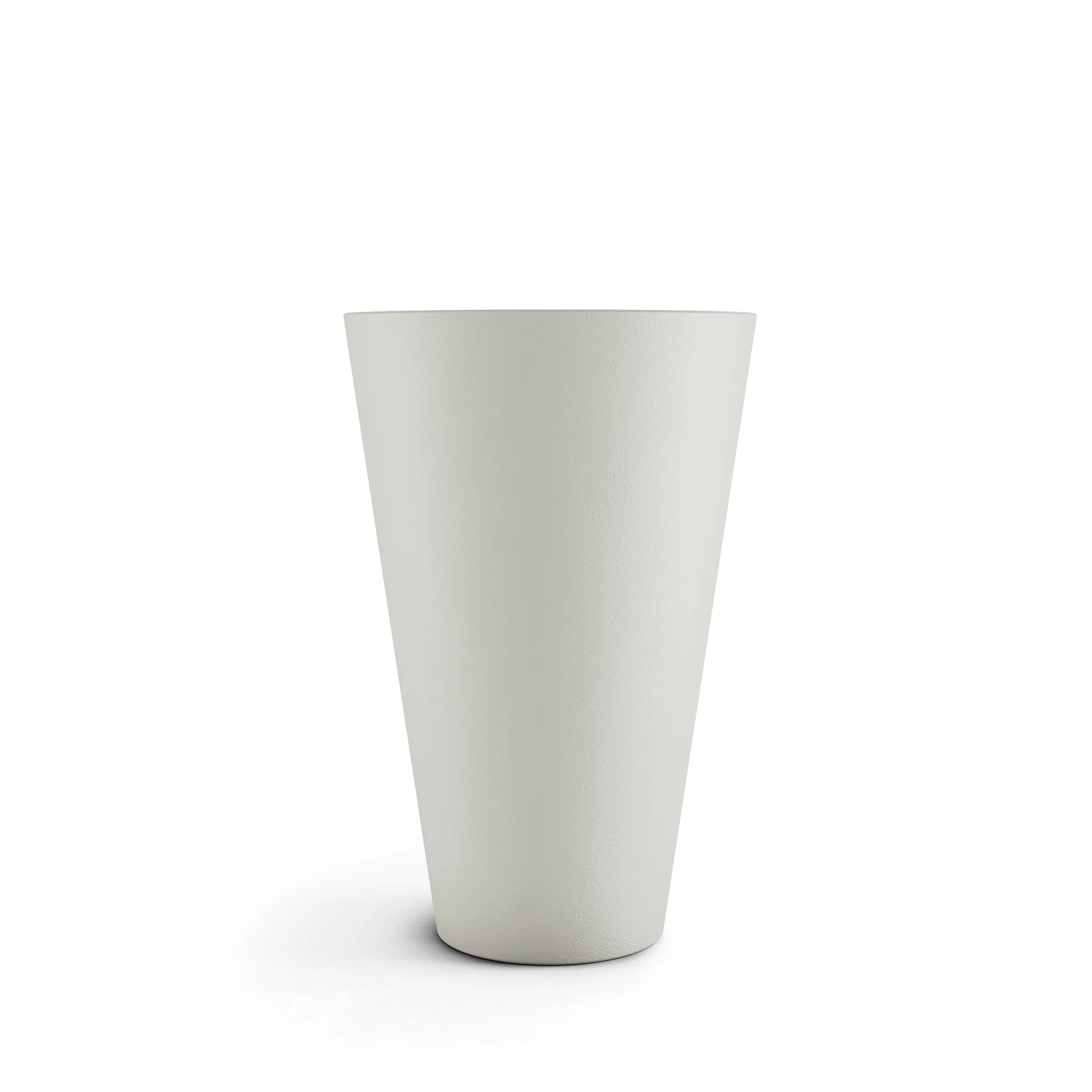 Cone Large Outdoor Planter Large Planter 36" H x 24" W French Grey