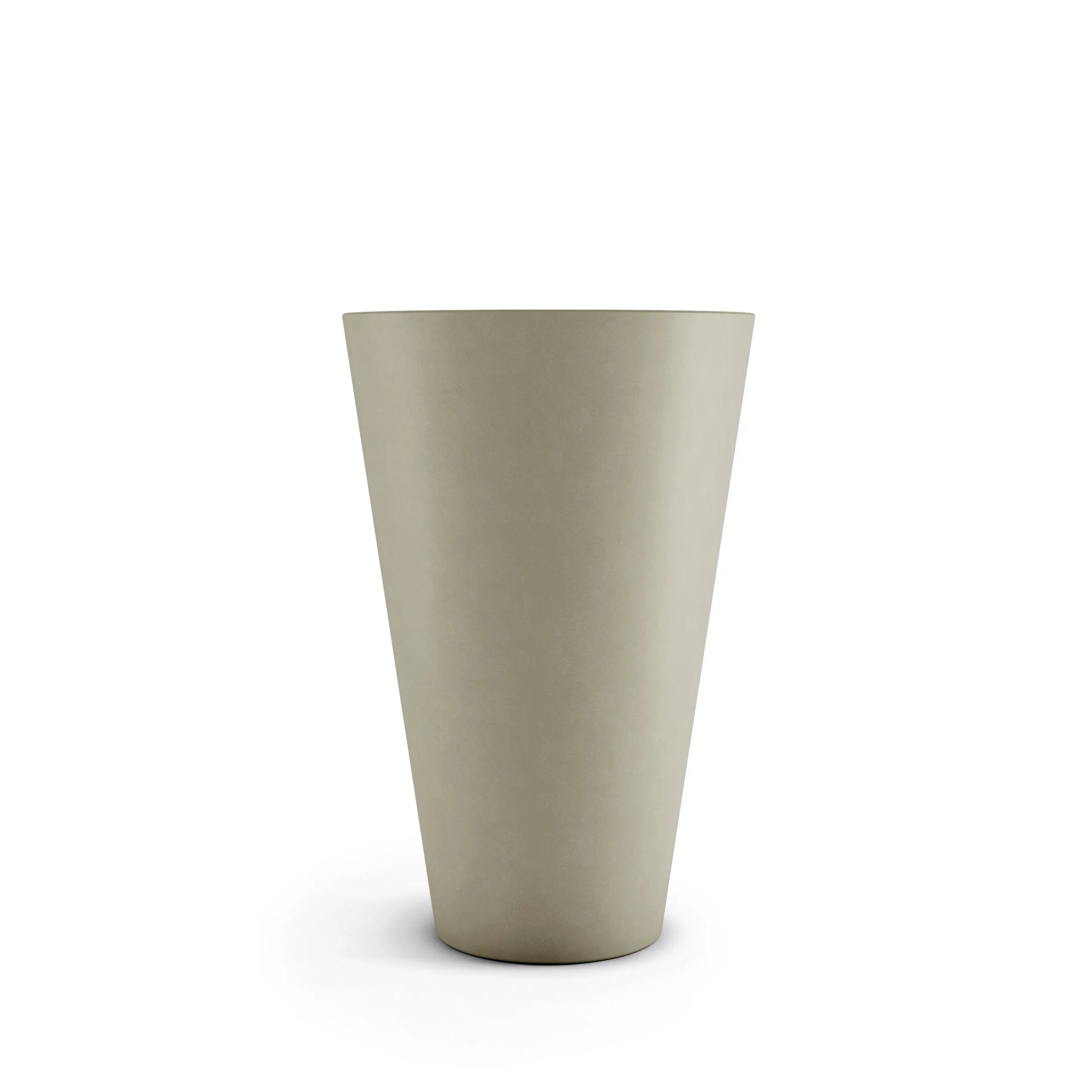 Cone Large Outdoor Planter Large Planter 36" H x 24" W Sand