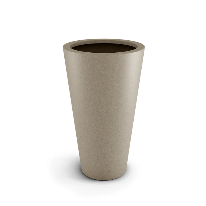 Cone Large Outdoor Planter Small Planter 24in H x 21in W Smokey Blue
