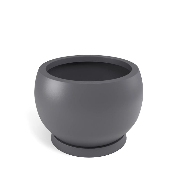 Corsica Lightweight Planter Fiber Series Small Graphite