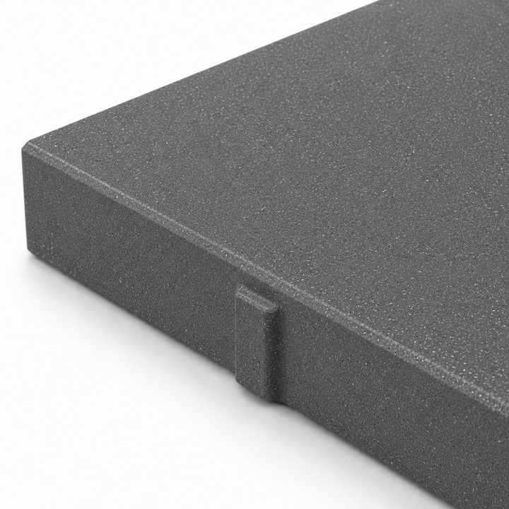 ModaPAVE 32x16 grade-set concrete paver in Graphite — render view | ModaConcrete outdoor hardscape