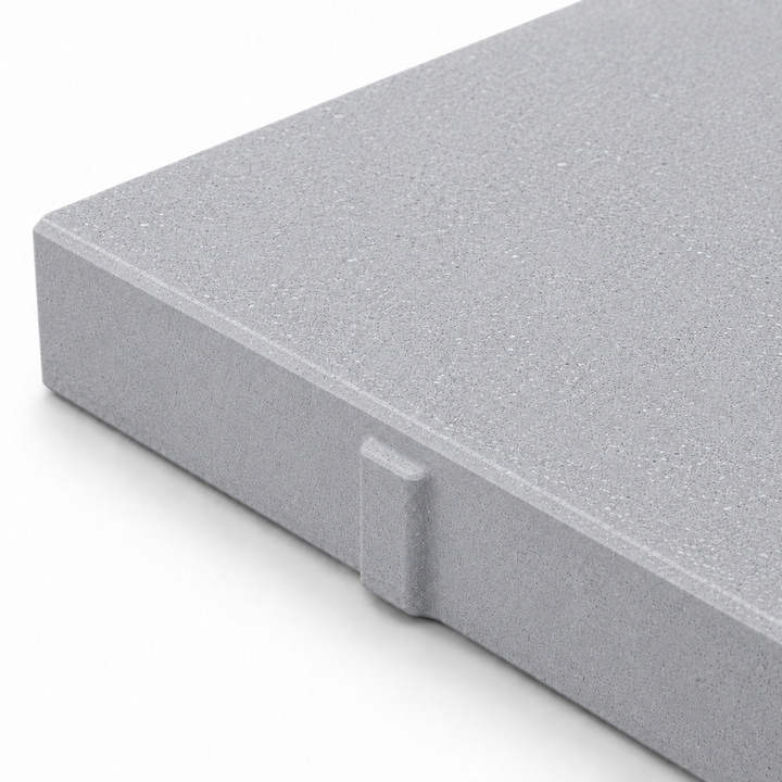 ModaPAVE 32x16 grade-set concrete paver in Gray — render view | ModaConcrete outdoor hardscape