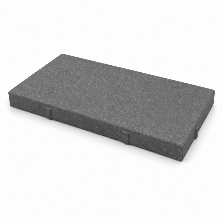 ModaPAVE 32x16 grade-set concrete paver in Graphite — render view | ModaConcrete outdoor hardscape