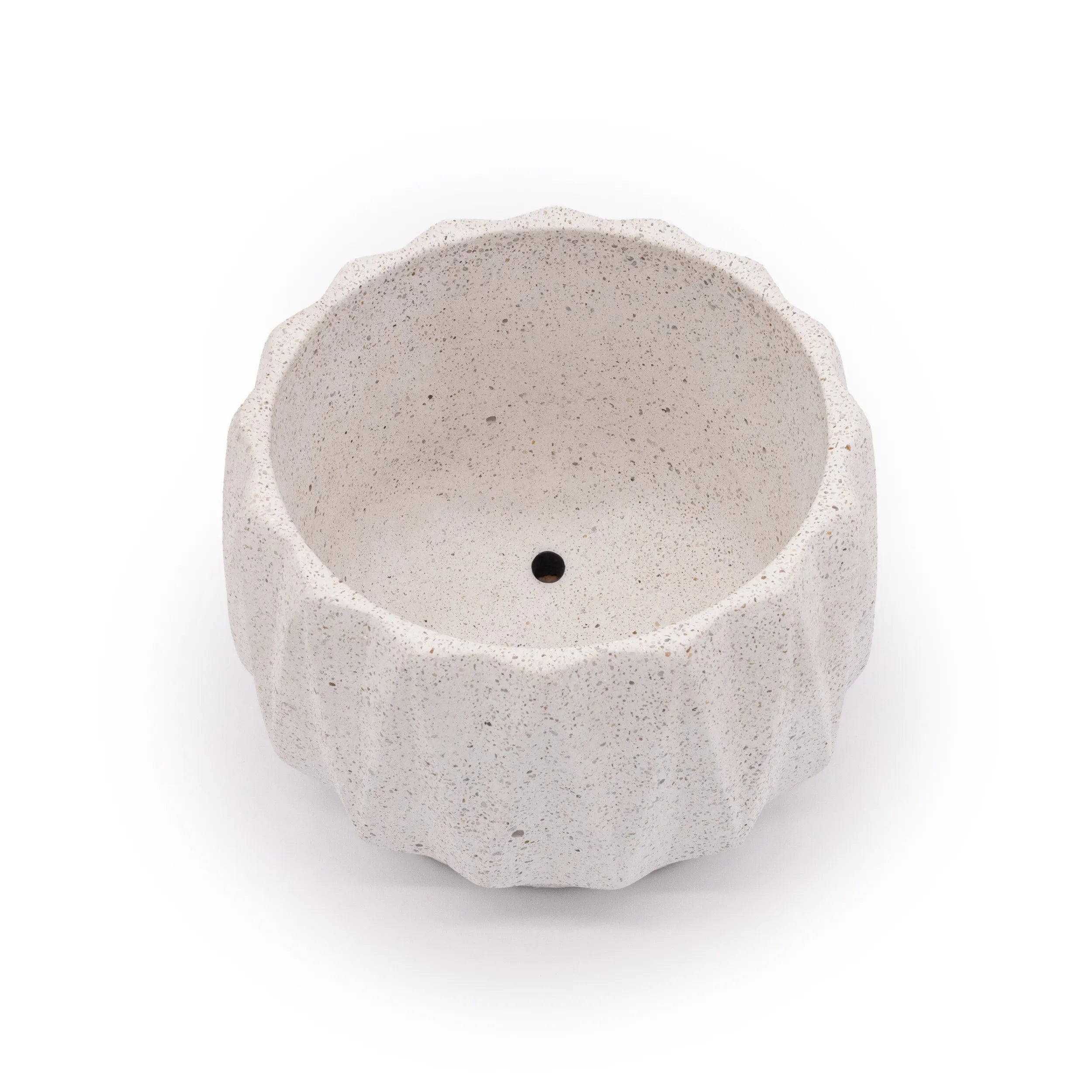Flute 6" Tabletop Planter