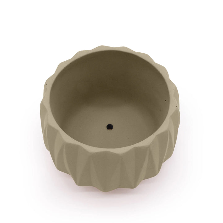 Flute 6" Tabletop Planter