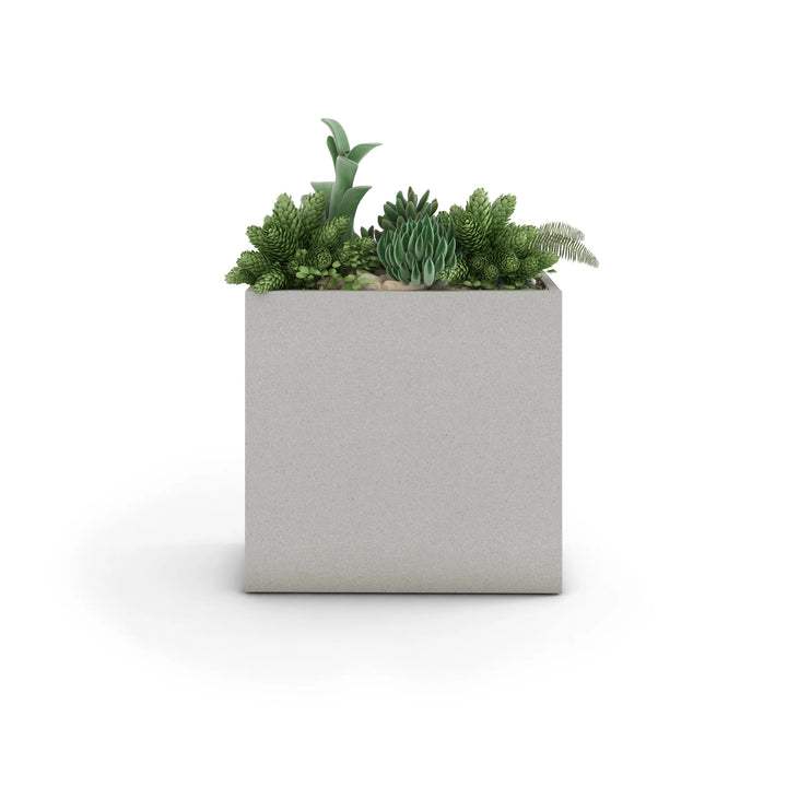 Linea Large Outdoor Planter Small 36" L x 24" H x 12" W Dover Blue