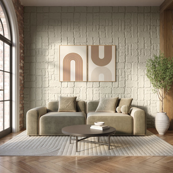 MAYA Concrete Stone Wall Tile Gray