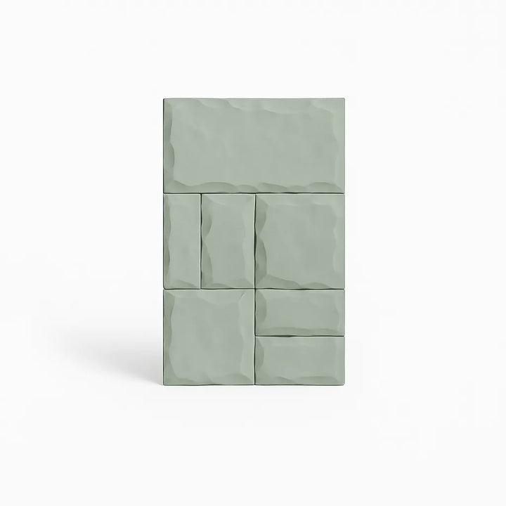 MAYA Concrete Stone Wall Tile Sage