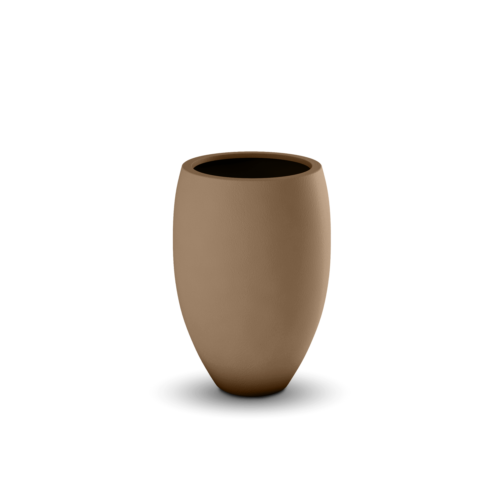 Brandy GFRC Planter in Adobe Buff Color - empty