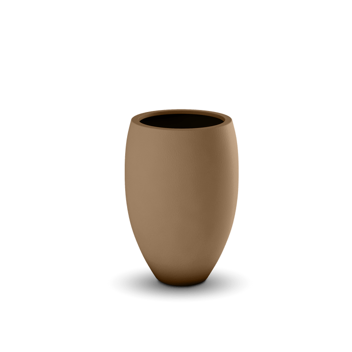 Brandy GFRC Planter in Cappuccino Color - empty