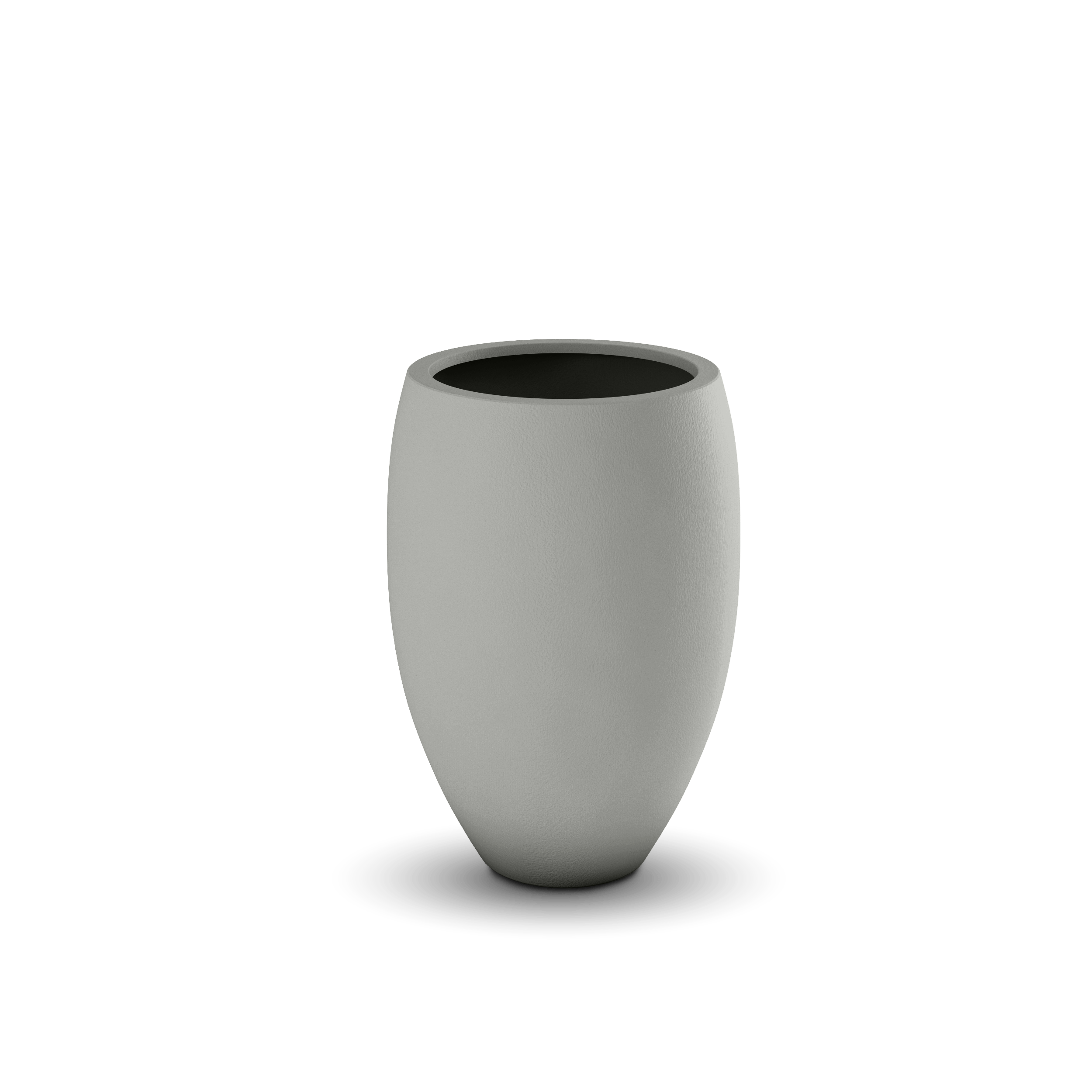 Brandy GFRC Planter in Dover Blue Color - empty